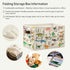 Emelivor Closet ABC Dinosaurs Storage Bin Collapsible with Handle Rectangle Waterproof ABC Dinosaurs Basket for Storage