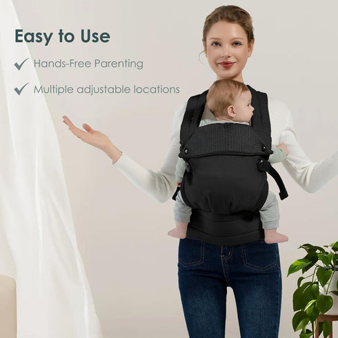 MISSWISDOM Baby Carrier Newborn to Toddler, Adjustable Toddler Carrier, Baby Holder Carrier, Kangaroo Infant Carriers