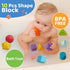 LiKee Toddler Montessori Toys for 1+ Years Old, Baby Infant Toys with 10pcs Sensory Pieces, Shape Sorter for 18+ Months