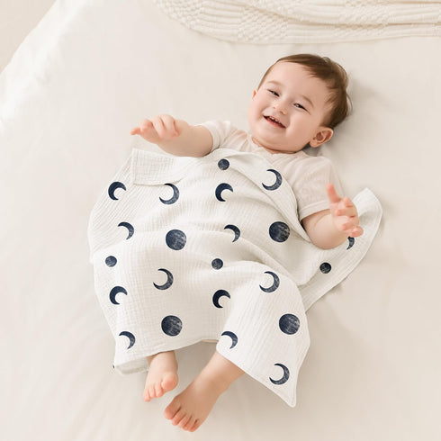 5 Pack 100% 23.6 23.6 inch, Susurration Baby Burp Cloths Cotton Muslin Baby Washcloths * Burping Cloths for Babies
