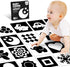 High Contrast Baby Cards for Infants, Black and White Baby Toys for Newborns, Visual Stimulation Development