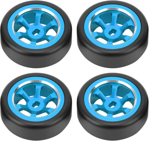 VGEBY 4pcs RC Drift Tire, RC Wheel Rim Tire Modification Parts for Wltoys K969 K989 P929 1/28 RC Mini Z Wheels