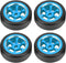 VGEBY 4pcs RC Drift Tire, RC Wheel Rim Tire Modification Parts for Wltoys K969 K989 P929 1/28 RC Mini Z Wheels