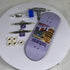LEEFAI Set 34 96mm-Maples 4.0 5 65d Wheels-Op3ra Pro Fingerboard Complete Up * Wood Deck UV Printing Graphic Trucks