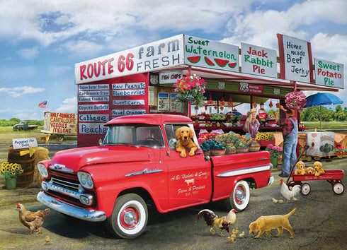EuroGraphics (EURHR) The Apache Truck by Greg Giordano 1000Piece Puzzle 1000Piece Jigsaw Puzzle