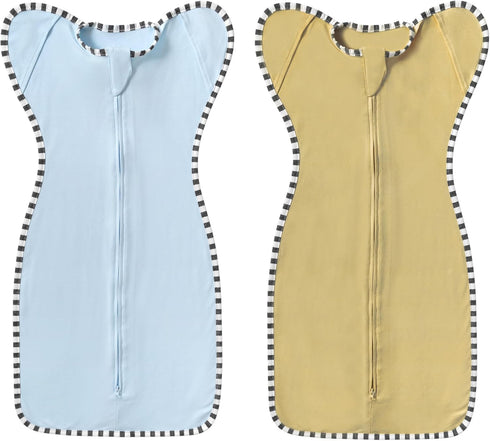 DONOMILO 2-Pack Baby Transition Swaddle Set, Breathable Infant Sleep Sack, Soft Swaddling Sack