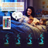 FULLOSUN Baseball 3D Night Light, Remote Control Bedside Lamp for Kids Baseball Fans, 16 Colors + 4 Modes + Dim Function