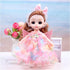 TNDCKP 4 6 Inch 3+ Pcs Princess Girl Mini Dolls, Small Princess Dolls, Little Girl Miniature for Year Old Girls
