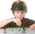 Fun Central Green Army Men Toy Soldier Action Figures, Bulk Pack of 144 Assorted Poses