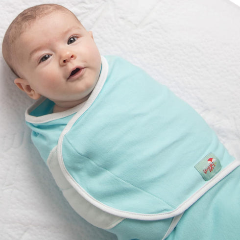 3 2 Newborn Bamboo Rayon Swaddle Wraps | Baby Receiving Blankets pk: Wrap & Muslin Square Blankets - Light Blue & Grey