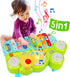Baby Musical Toys 3 in 1 Piano Keyboard Xylophone Drum Set for 1 Year Old Girls Boys, Music Instrument Learning Toys