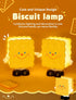 Biscuit Night Light for Kids, Rechargeable Baby Night Lights, Portable Sleep Nightlight, Cute Nursery Lamp, Table Lamps