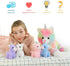 24'' Mommy 4 5Pcs MorisMos Cat Unicorn Stuffed Animal with Baby Kittens, Cat and Baby Kitty Stuffed Animals, Large
