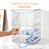keyunchengbao 3 3 Countertop Baby Bottle Organizer, Tiers Adjustable Clear Acrylic Baby Bottle Storage Organizer