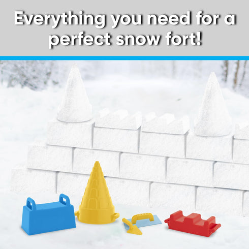 6 Pack Superio Snow Brick Maker Igloo Fort Block Form Outdoor Winter Snow Toys Sand Castle Building Kit for Adults