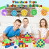 32PCS Magnetic Building Blocks for Kids Ages 3-5 - 1 Inch Magnet Blocks for Toddler, Montessori Toy, Preschool STEM