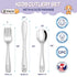 VITEVER 12-Piece Toddler Utensils, Stainless Steel Kids Silverware Set, Children Safe Forks, Spoons and Knives - Mirror Polished, Dishwasher Safe by VITEVER