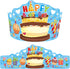 Fancy Land Birthday Crowns for Kids, Die-Cut Blue Crowns for Classroom Family Birthday Party Supplies (30)