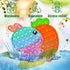 Easter Bunny Poppers, Bunny Carrot Pop Bubble Fidget Sensory Toy, Puzzle Popper, Easter Gifts for Kids,Toddler, Easter
