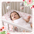 4 Pack Set 52'' 28" Peryiter Crib Sheets Girl Soft Baby Bed Sheet x Nursery Crib Sheets for Standard Bed for Nursery
