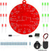 Beginner Learn to Solder Fun Kit: LED Christmas Tree Decoration Soldering Kit with Red and Green LEDs