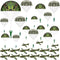 Jerify 30 Pcs Parachute Toys and Camouflage Foam Airplanes Set, Parachute Army