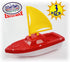 Set Sailboat Set 3 Pack Matty's Toy Stop Plastic Boats (Red), Speedboat (Purple) & Fireboat (Blue) Gift Bundle, Perfect