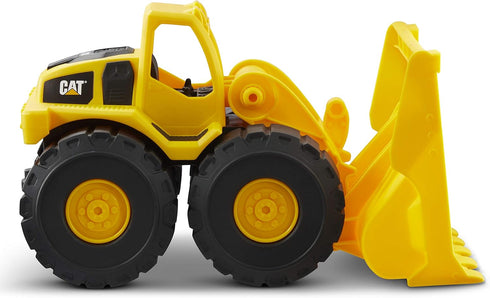 CAT Construction Toys, 10" Front Loader Toy with Real Working Parts, Sturdy Plastic Construction for 2+ Year Old Boys,