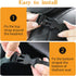 Kaiphy 10" 2Pack Car Backseat Organizer Premium Quality Car Kick Mats with Tablet Holder - Extra Large Pocket- Sturdy