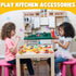 120 Set Piece Deluxe Pretend Play Food Toy Tasty Treats Plastic Cooking and Grocery Shopping Assortment