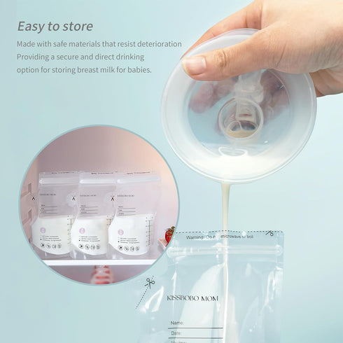 KISSBOBO MOM (ABP-1306),3 9 21MM Wearable Breast Pump Modes Levels with LED Dispaly, Low Noise Painless Rechargeable