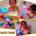 No Hole Bath Toy, 12 Pack Light Up Animal Tub Toys for Toddler Swimming Pool Party, Bathtub Game