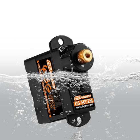 DSPOWER 2PCS 4.3G 1/24 1/28 SCX24 Mini Servo, RC Micro Digital Servo Motor Metal Gear Coreless Steering Servos