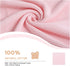 100% Cotton Baby Blanket, Light Pink, Knit Soft Warm Nursery Blanket, 30 x 40 Inches for Toddler Newborn