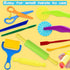 Set, 24 Sets 4-8, LCY WEDSHI Dough Tool Pcs Dough Tools for Kids Ages Dough Accessories Includes Animal Molds, Cutters