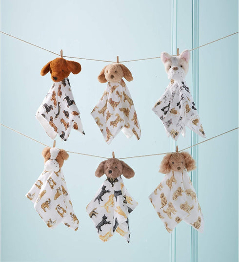 Mud Pie Doodle Dog Woobie, Tan Plush Toy