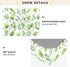 miaozhen 1 Pack 52x28 Cotton Baby Crib Sheets for Boys Girls Soft Comfy Emerald Green Cute Playful Bird Toddler Bed