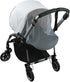 Mosquito and Bug Net for Baby Strollers, Bassinets, Cradles, and Car Seats - Safe Mesh White Buggy Cover