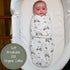 Baby Swaddles, 100% Organic Cotton Swaddles for Newborns Boys and Girls, 3-6 Months Baby Swaddle Sacks with Easy Change Zipper, Velcro Swaddle Neutral Baby Registry (Golf Outfit) by LollyBanks