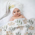 Muslin Receiving Blankets, Neutral Swaddling for Newborn Boys and Girls, 5 Pack Breathable Skin-Friendly Wrap