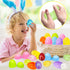 8 Pack Easter Eggs with Egg Shape Stree Ball Toys, Easter Basket Stuffers for Kids Toddlers, Squeeze Toys for Easter
