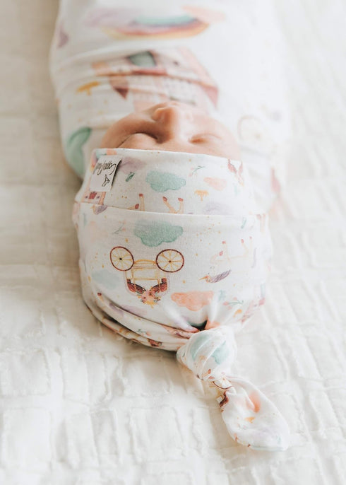 Copper Pearl Enchanted Large Premium Knit Baby Swaddle Blanket