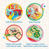 Battat - Wooden Number & Shapes Puzzle - Educational Toy for Kids, 2 Years +