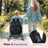 mommore Diaper Bag Backpack, Lightweight Small Travel Diaper Backpack with Drawstring and Stroller Straps