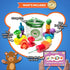 Set 2-in-1 12 12 Jumbo Beads & Bolts Game - Fine Motor Matching Educational Stringing & Twisting Toys for Toddlers
