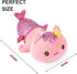 Onsoyours Cute Kitten Mermaid Plush Toy, Soft 12" Kitty Plush Pillow for Kids (Pink Cat Mermaid)