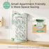 Momcozy 18 Countertop Baby Bottle Drying Rack for Bottles, Space Saving Vertical Rack for Baby Accessories & Pump