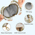 YETTASBIN Farm Animal Portable Pacifier Holder Case with Metal Hook Buckle & Zipper for Diaper Bag and Stroller