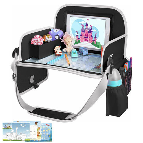 MENZOKE Kids Travel Tray for Toddler Car Seat, Toddler Gift for Boy