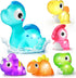 Light Up Bath Toys for Kids Ages 1-3, Dinosaurs Water-Activated Toys, Bathtub